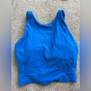 Lululemon Align High Neck Tank Top in Blue